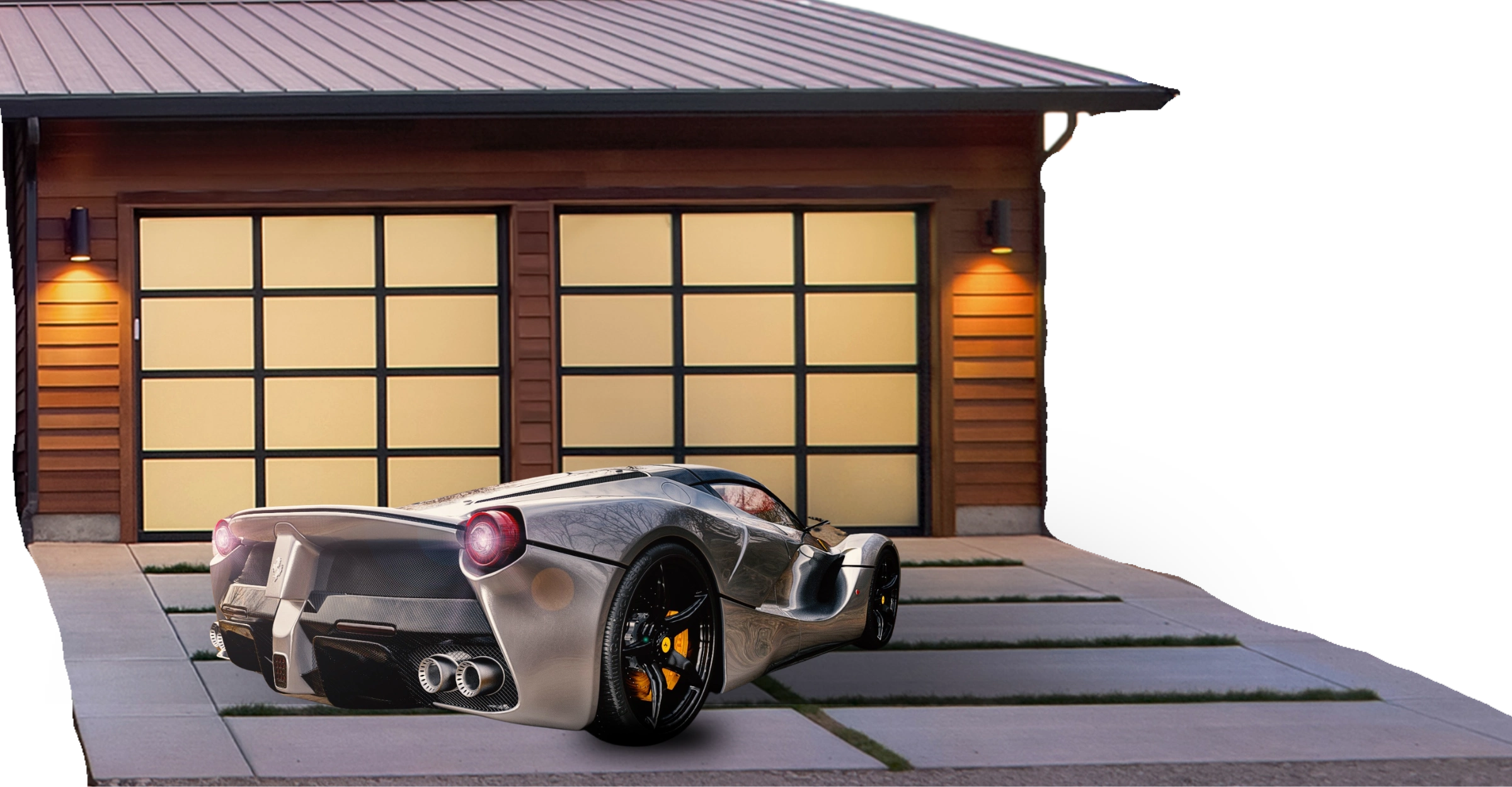 Garage App virtual garage profile screen